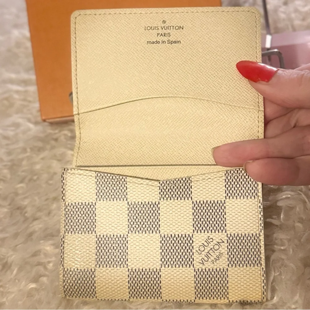 LOUIS VUITTON Damier Azur Card Holder Wallet - Picture 5 of 15